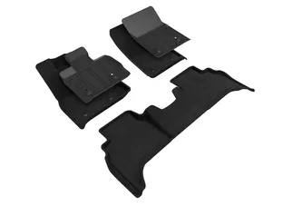 3D MAXpider Elegant Hybrid Floormats For 19-22 Mercedes G/AMG G63 - Black R1 R2